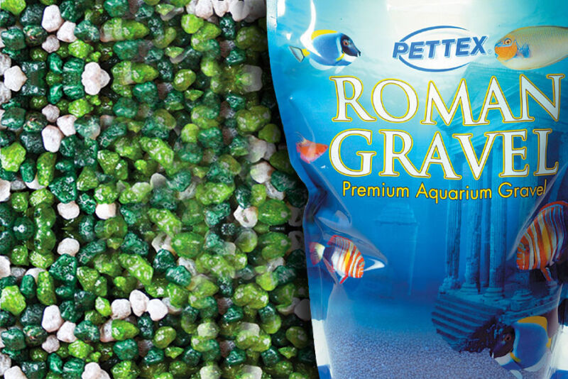 Verde Green & White Colored 4.4lb Aquarium Vivarium Fish Tank Gravel Substrate
