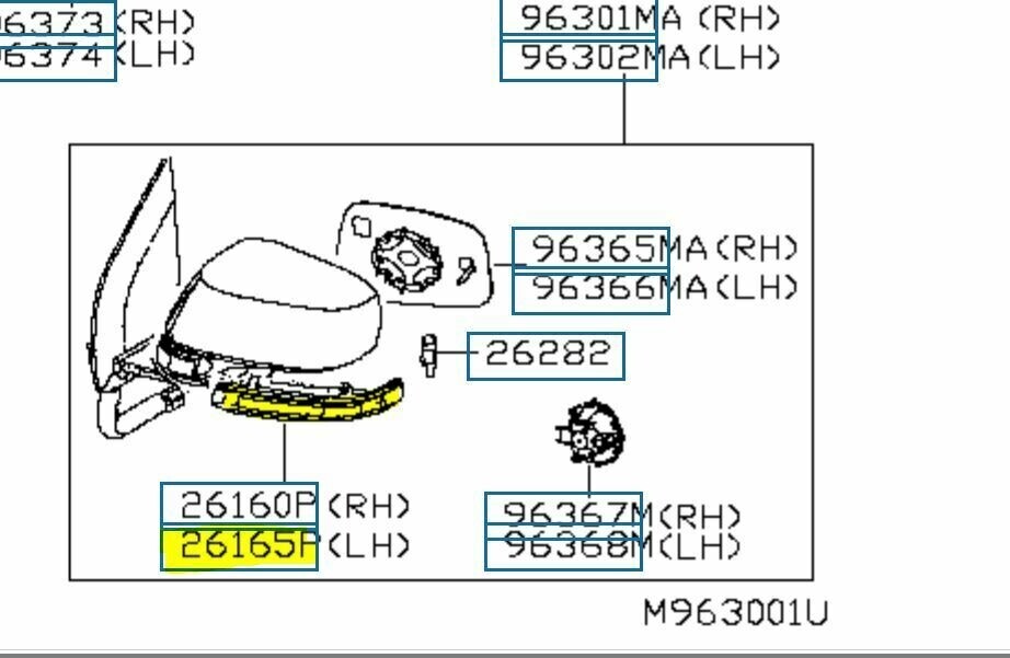 Nissan 26164 4x00a