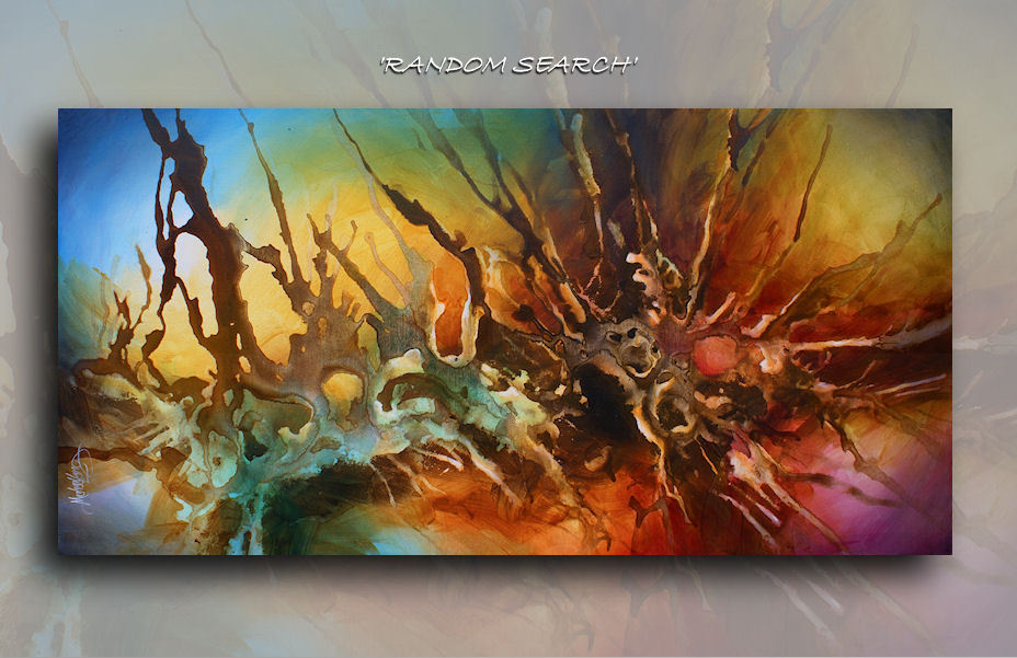 MIX LANG Expressionist ART Giclee canvas print MODERN PAINTING Contemporary DECO