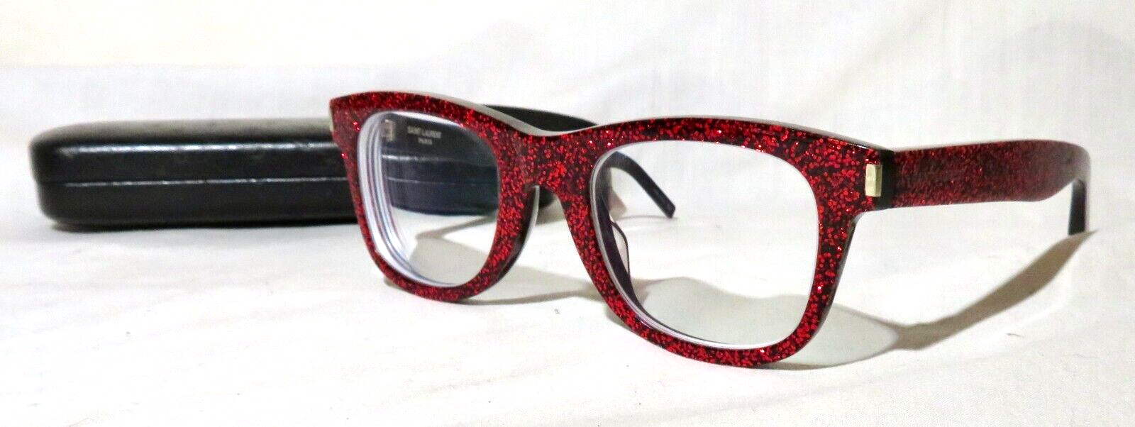☆美品☆ Yves Saint Laurent サングラス レッド 縁無し 送料無料】Retro Sun[レトロ サン] / Yve Saint Laurent