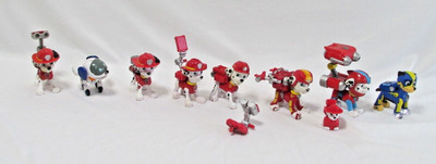 PAW PATROL Ultimate Rescue Fire Pups  9 Figures Action Set~Push Button- Robo Dog