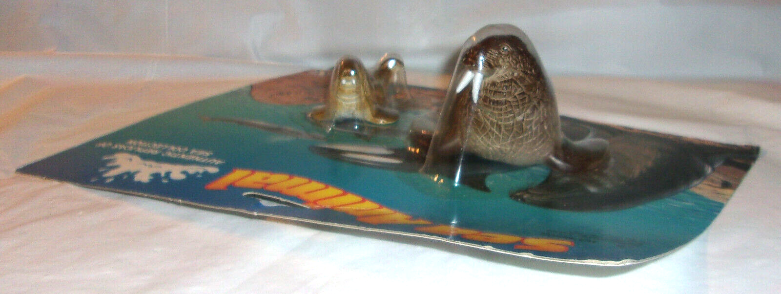 Sea Animal Ocean Life Walrus & Baby Walrus Toy Animal Figure Figurine 1991