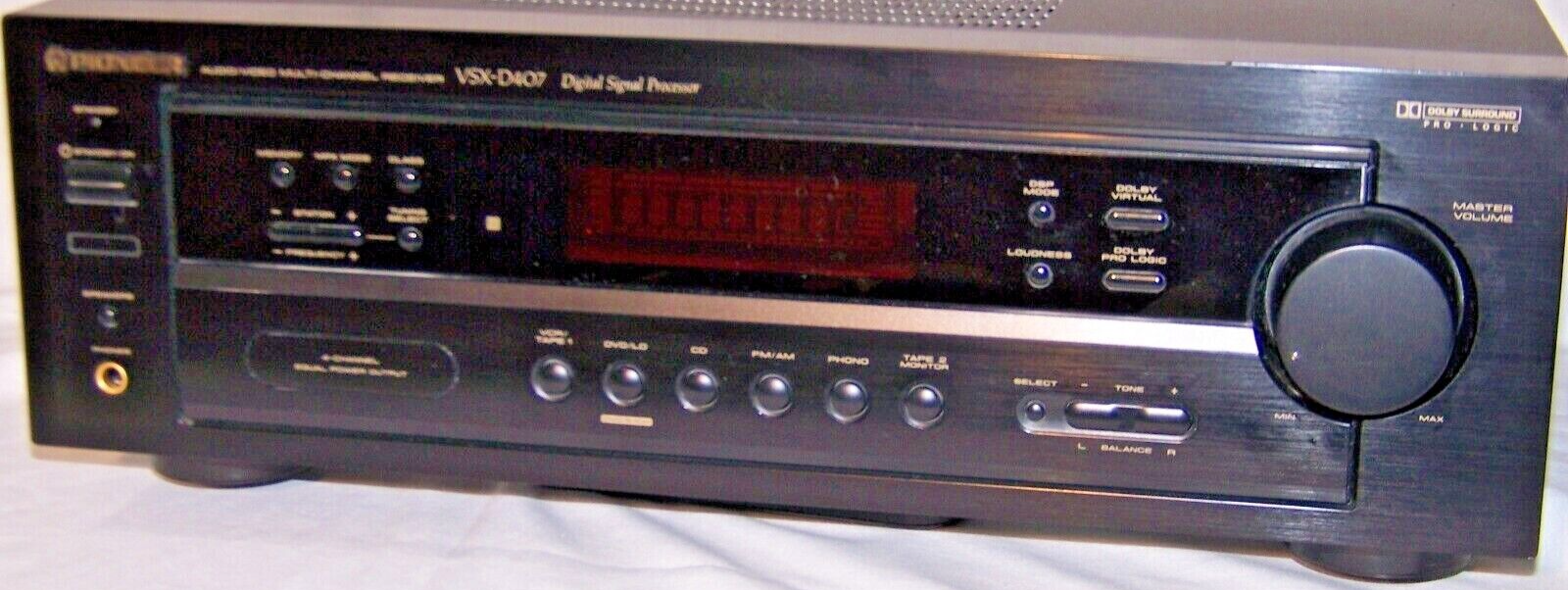 Pioneer Receiver VSX-D407 Audio and Video Multi-Channel