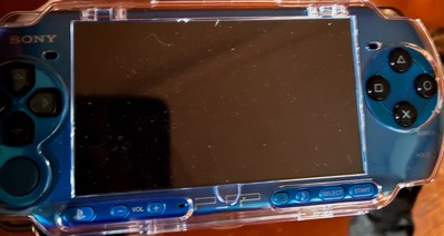 BLACK / BLUE Sony PSP 3000 System w/ Charger & 64gb Memory