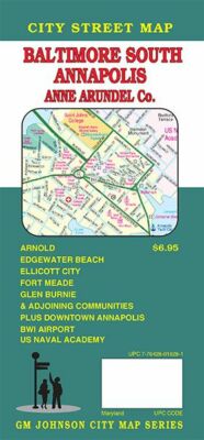 City Street Map of Baltimore South, Annapolis, Anne Arundel Co., Maryland, by GM