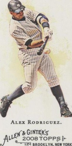 2008 Topps Allen & Ginter's - Alex Rodriguez #1