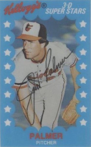 1982 Kellogg's 3-D Super Stars - Jim Palmer #42