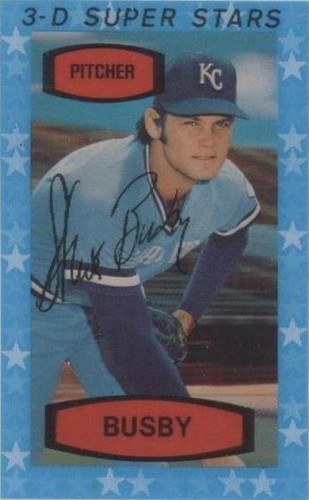 1975 Kellogg's 3-D Super Stars - Steve Busby #24