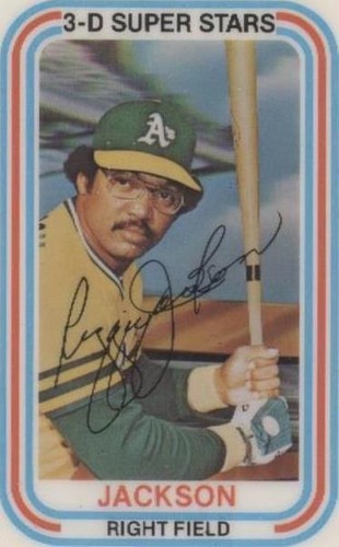 1976 Kellogg's 3-D Super Stars - Reggie Jackson #8