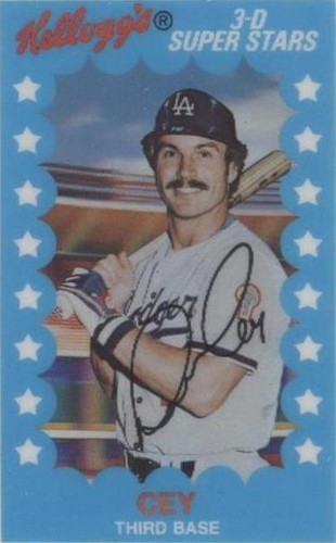 1982 Kellogg's 3-D Super Stars - Ron Cey #46