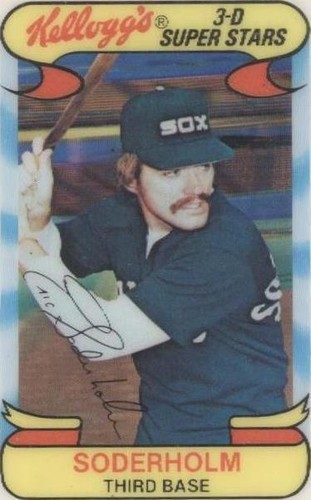 1978 Kellogg's 3-D Super Stars - Eric Soderholm #32