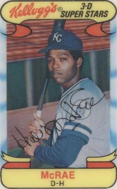 Kellogg's 1978 3-D Super Stars - Hal McRae #20
