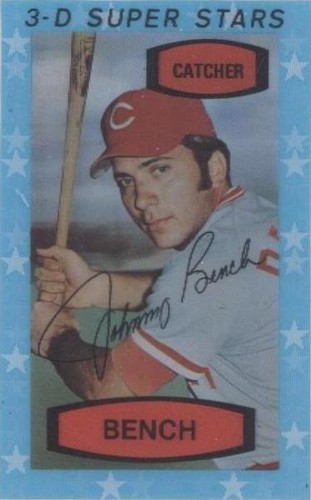 1975 Kellogg's 3-D Super Stars - Johnny Bench #7
