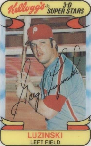 Kellogg's 1978 3-D Super Stars - Greg Luzinski #33