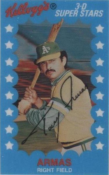 1982 Kellogg's 3-D Super Stars - Tony Armas #35