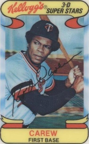 1978 Kellogg's 3-D Super Stars - Rod Carew #29