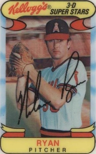 1978 Kellogg's 3-D Super Stars - Nolan Ryan #51