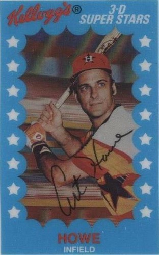 1982 Kellogg's 3-D Super Stars - Art Howe #34