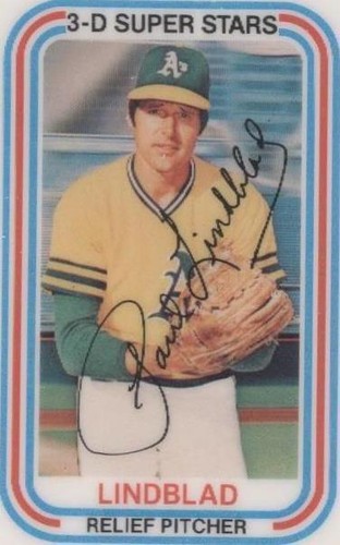 1976 Kellogg's 3-D Super Stars - Paul Lindblad #52