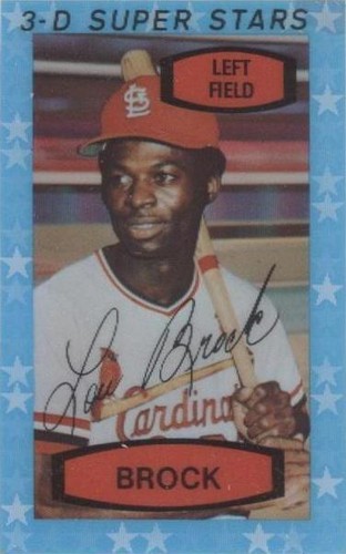 1975 Kellogg's 3-D Super Stars - Lou Brock #39
