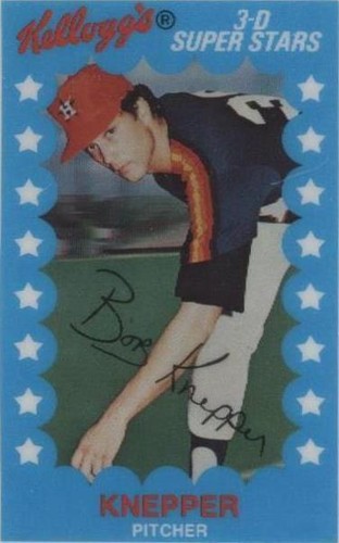 1982 Kellogg's 3-D Super Stars - Bob Knepper #31