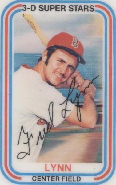 Kellogg's 1976 3-D Super Stars - Fred Lynn #31