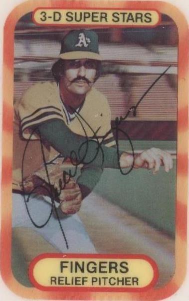 Kellogg's 1977 3-D Super Stars - Rollie Fingers #51