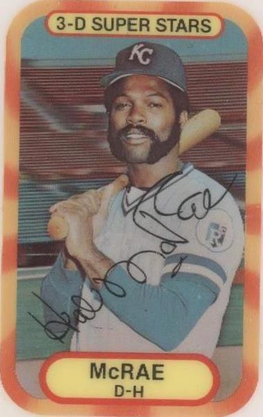 Kellogg's 1977 3-D Super Stars - Hal McRae #10