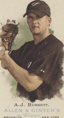 2006 Topps Allen & Ginter's - A. J. Burnett #179