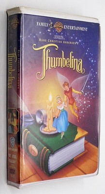 Hans Christian Andersen's THUMBELINA VHS Animated BARRY MANILOW Don Bluth G CC