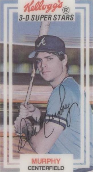 1983 Kellogg's 3-D Super Stars - Dale Murphy #52