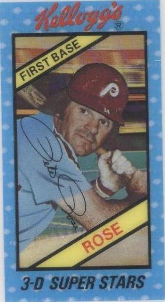 1980 Kellogg's 3-D Super Stars - Pete Rose #35