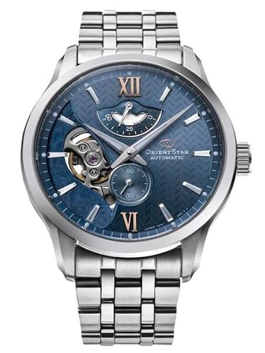Pre-owned Orient Star Rk-av0b08l Contemporary Layered Skeleton Japan Imported