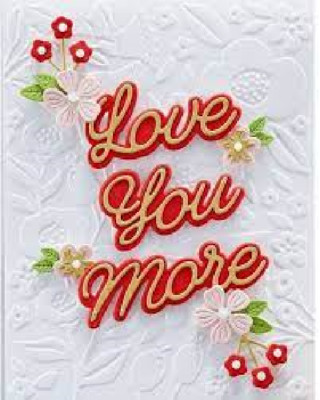 Spellbinders METAL CUTTING DIE - LOVE YOU MORE  - S3-430