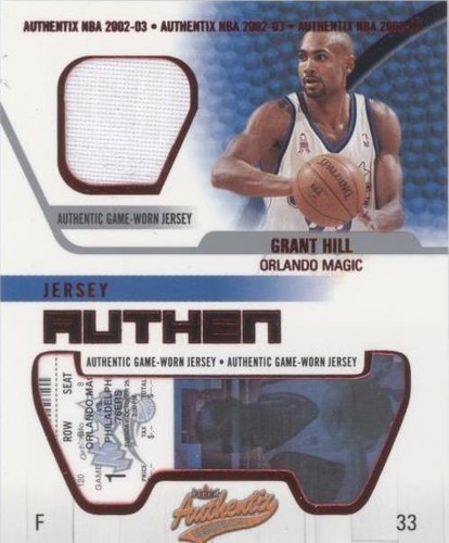 2002-03 Fleer Authentix - Grant Hill #JA-GH
