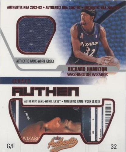 2002-03 Fleer Authentix - Richard Hamilton #JA-RH