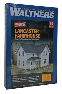 Walthers Cornerstone HO Lancaster Farmhouse Kit
