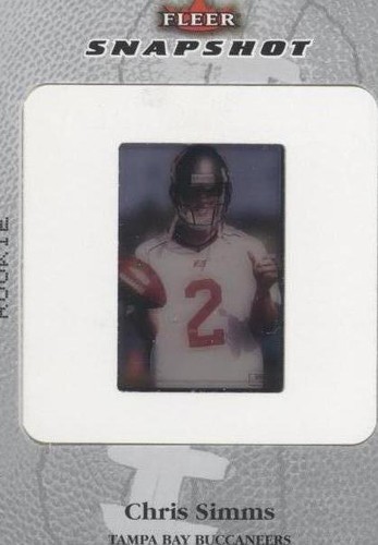 2003 Fleer Snapshot Chris Simms #SSR/CS