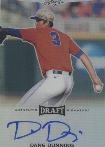 2016 Leaf Metal Draft - Dane Dunning #BA-DD1