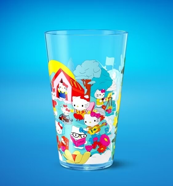 McDonald's 2024 Collectors Edition Cup Hello Kitty & Snoopy