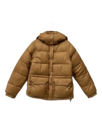 North Face Women's Puffer Jacket Brown M Short Camping Sierra