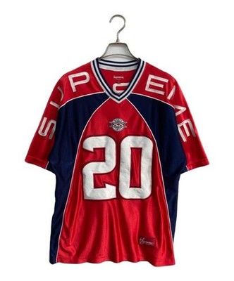 SUPREME Paneled Football Jerseyt20AW Red | eBay