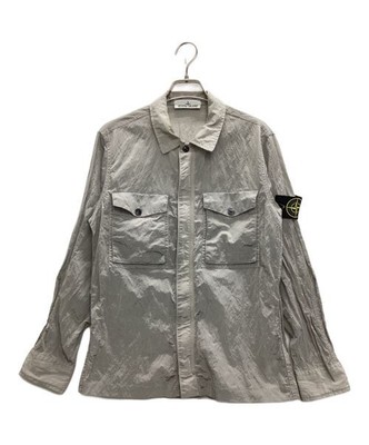 STONE ISLAND Men's Metal Shirt Jacket Mountain Parka Gray Romania Size:S 6/9499