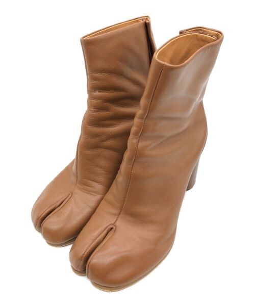 24SS new/Maison Margiela タビカウボーイブーツ Boots Brown Maison Margiela Tabi 55mm Slouchy Western Boots | Brown