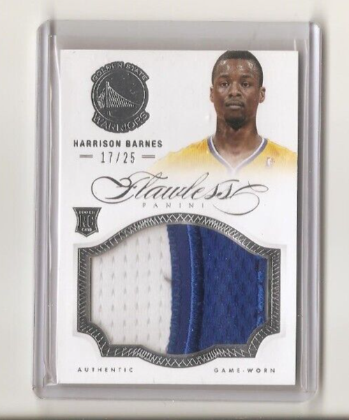 2019-20 Panini Flawless Harrison Barnes #FA-HBN Auto 01/10