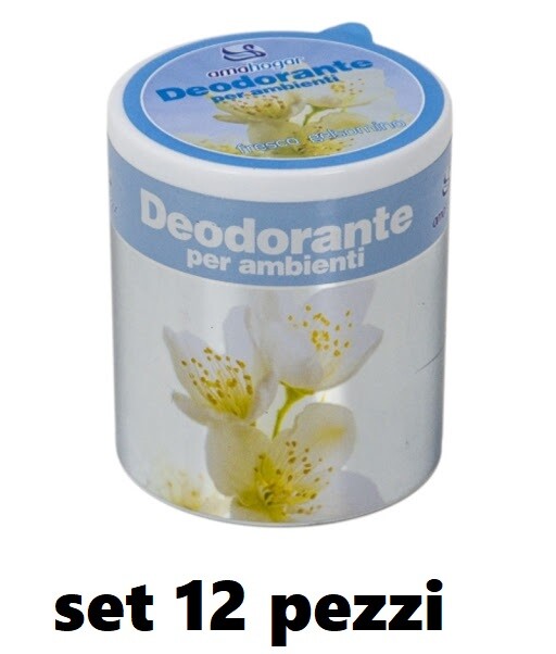 Set 12 Deodoranti Barattolo Profumo Ambiente Assorbiodori Fragranza Gelsomin dfh