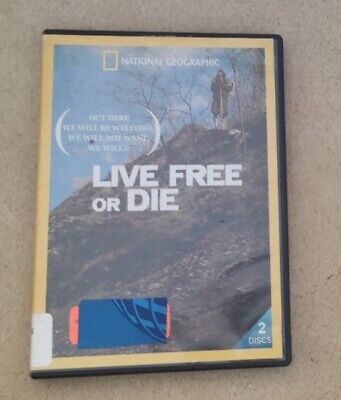 National Geographic Live Free Or Die Ex Library Ships Free