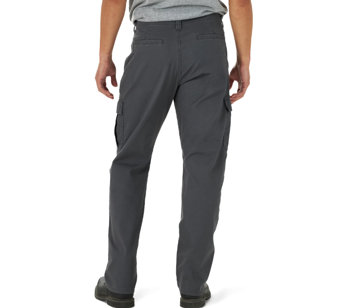 Men's Wrangler Cargo Pants w/ Stretch Relaxed Fit Anthracite Grey CHOOSE SIZE