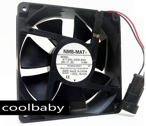 ファン・デ・ベーク NMB 4712KL-05W-B40 fan PQ1 24V 0.48A for ABB ACS800 | eBay