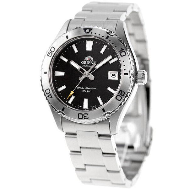 Pre-owned Orient Mako Rn-ac0q01b Sports Mechanical Automatic Watch Black Dial 39.9mm